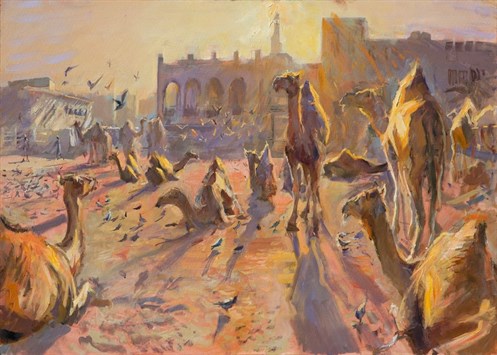 sunrise-with-the-camels_497x355